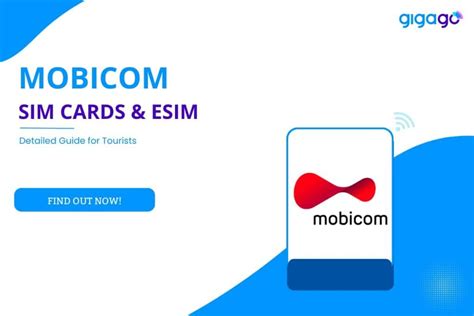 MobiCom SIM Cards and eSIM for Tourists in 2024: Guide to Get 